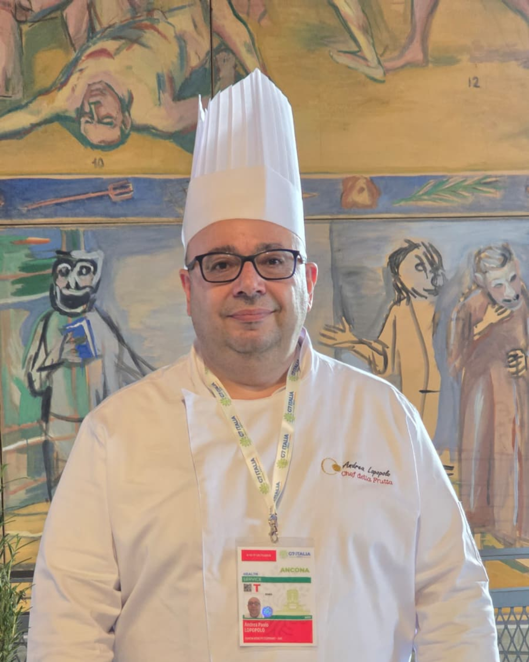 Andrea Lopopolo, Maestro Chef della Frutta, presente al vertice G7